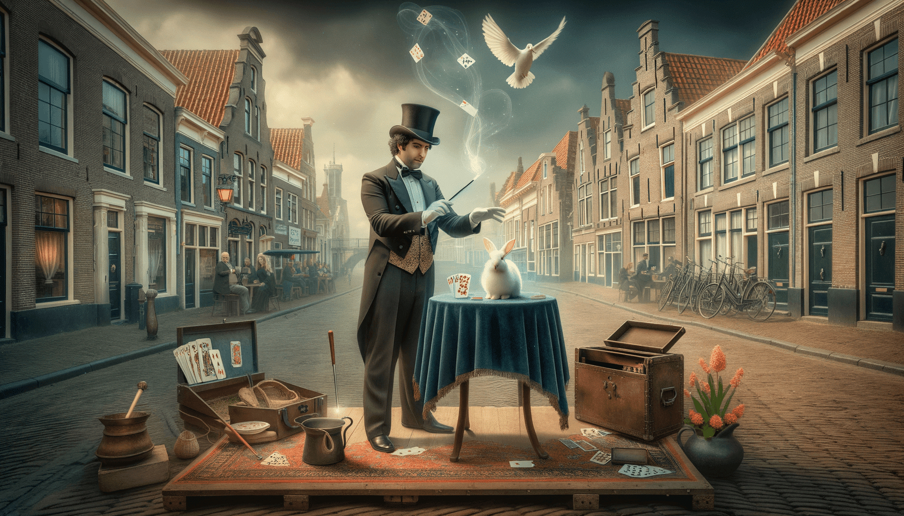 Goochelaar Papendrecht Robin Matrix verrast gasten met tafelgoochelen tijdens evenement